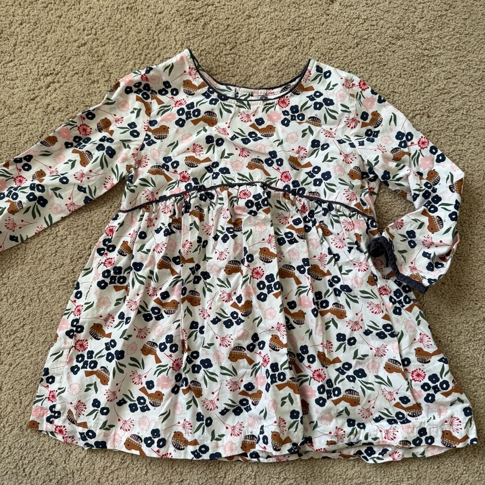 Hanna Andersson Floral Long Sleeve Dress